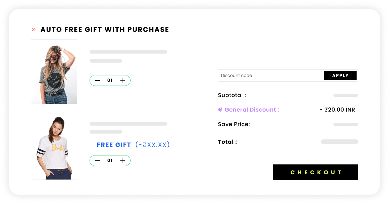 free gift with purchase